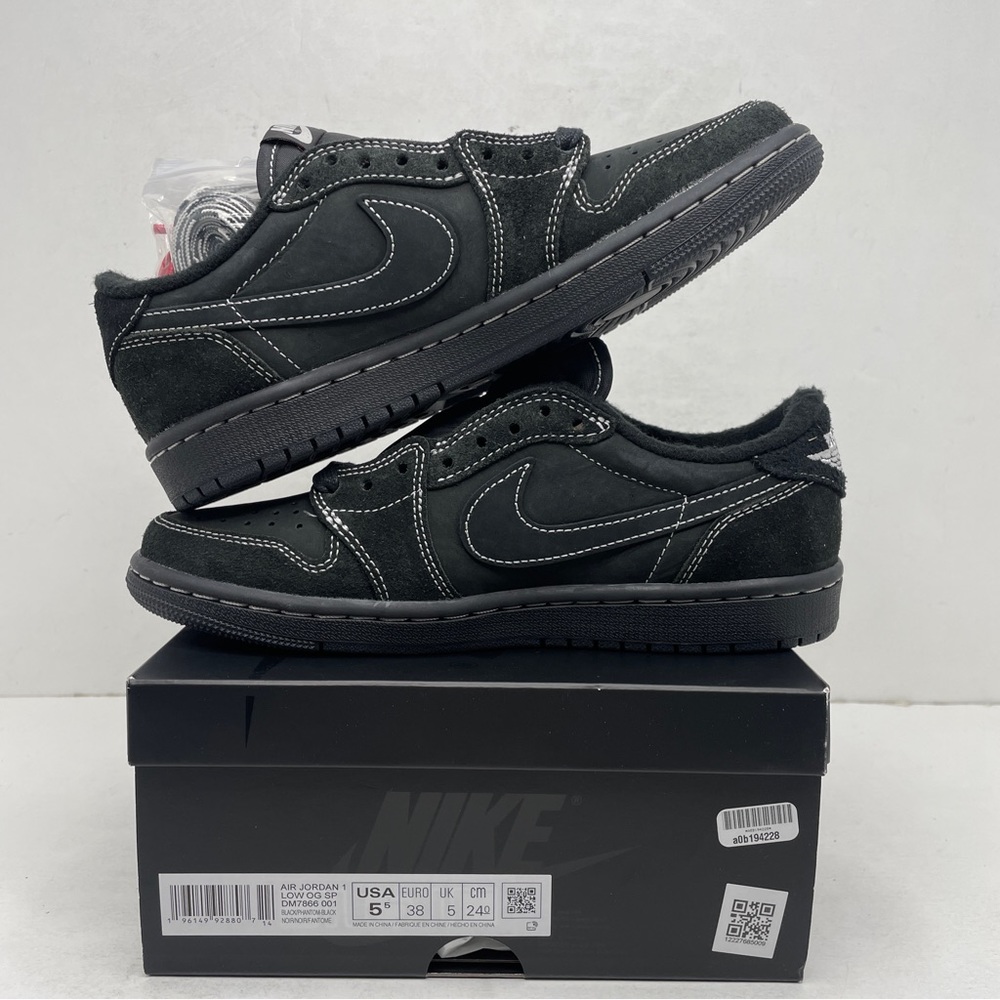 Nike Air Jordan 1 Retro Low SP Travis Scott “Black Phantom” 2023 - Picture 3 of 4